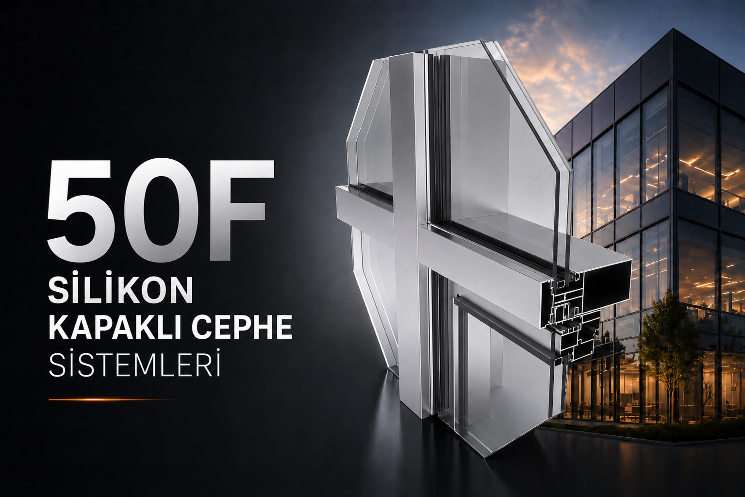 50F Silikon Cephe Sistemleri